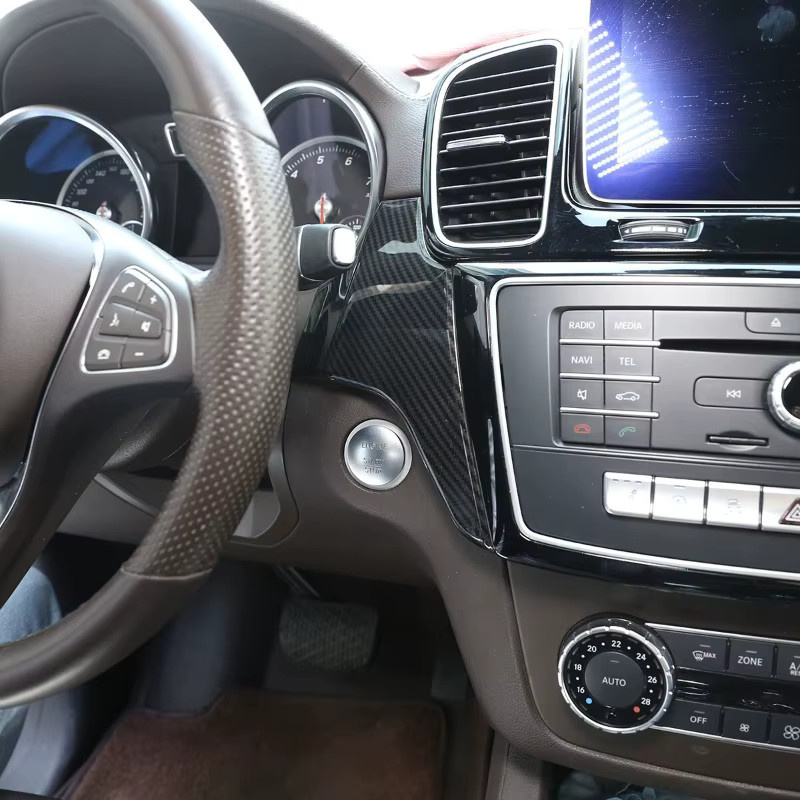 Metyoucar Dekorative Innenraum Blende für Mercedes Benz ML W166 GL X166 GLE GLS 2013-2019 aus ABS in Schwarz - Bild 3