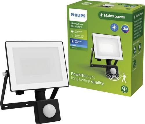 Philips LED Außenstrahler mit Bewegungsmelder 20W in Schwarz mit kaltweißem Licht - Bild 1