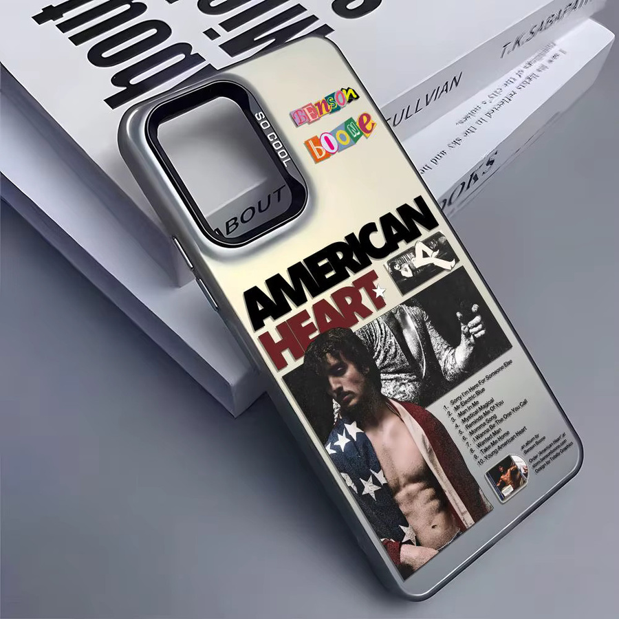 Silberne Silikon Handyhülle mit Benson Boone Motiv für Samsung Galaxy S25 Edge S24 S23 S22 S21 S20 Ultra - Bild 4