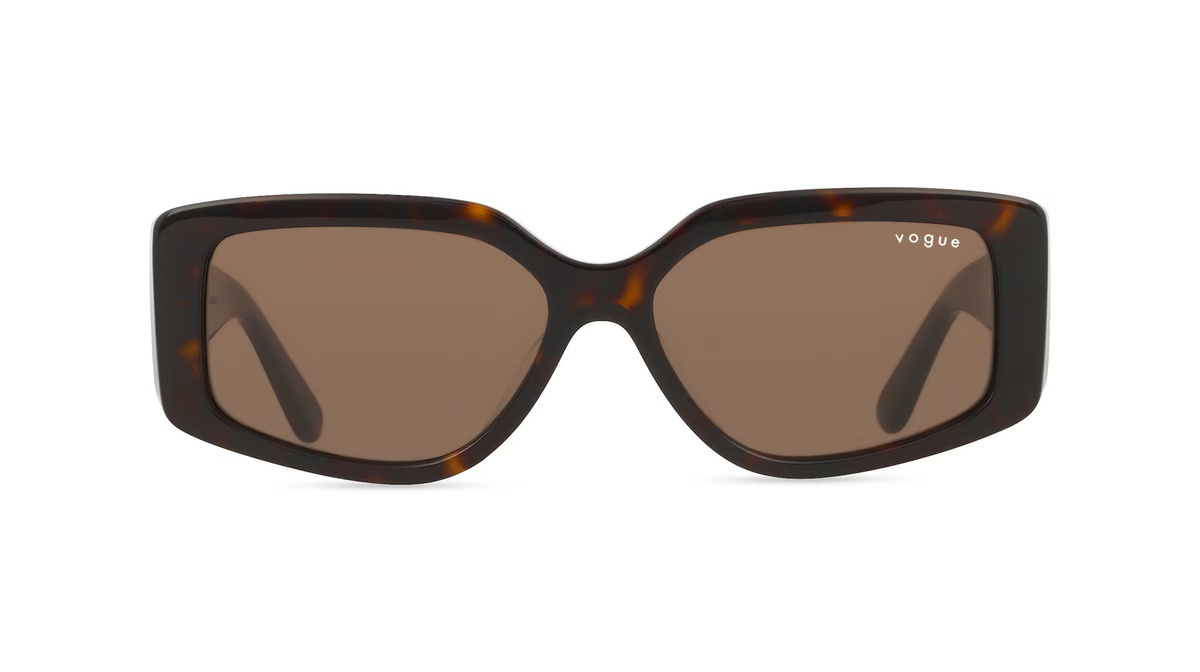 Vogue VO5642SU Sonnenbrille Damen, Vollrand, Eckig, Acetat, braun - Bild 1
