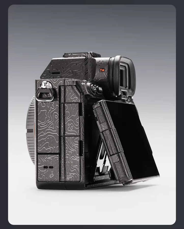 Premium Kamera-Skin für Sony A7M5 / ILCE-7M5 / A7 V in Schwarz - Bild 3