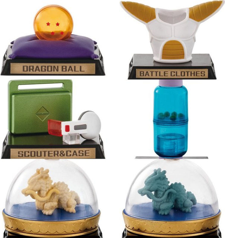 COKANO Kawaii Gashapon Kapselspielzeug Anime-Requisiten Serie 05 Zauberdrache mit Kuppel-Kampfjacken-Ornamentfiguren aus Kunststoff, mehrfarbig - Bild 1