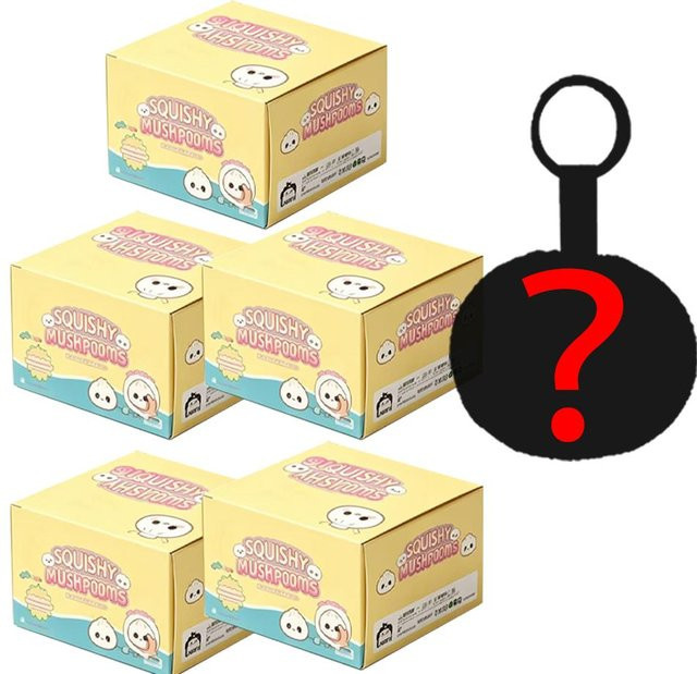Yiran toy Knödel Plüsch Schlüsselanhänger, Blind Box, Unisex - Bild 1