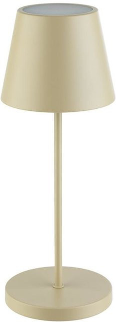 APS Akkutischleuchte MERLE LED dimmbar mit Fernbedienung, Farbe: Sand, Durchmesser: 11 cm, Höhe: 30,5 cm - Bild 1