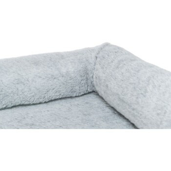 Trixie Vital Bett Lino Hundebett aus Textil in Grau mit orthopädischem Schaumstoff, B/T/H: 55 x 55 x 16 cm - Bild 2
