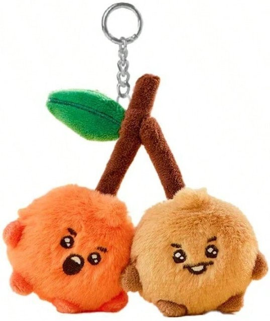 LINE FRIENDS BT21 Cooky Shooky Plüschtier Orange Rucksack Schlüsselanhänger - Bild 1