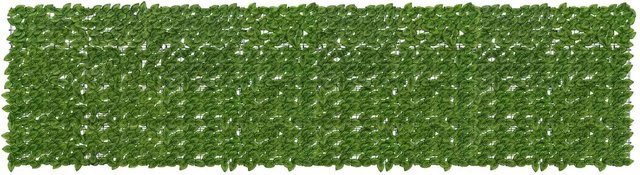 vidaXL Balkonsichtschutz als künstliche Hecke in Grün und Gelb, B: 400 cm, H: 100 cm - Bild 1