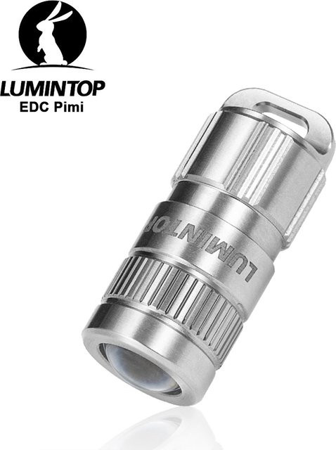 LUMINTOP EDC LED Titan Taschenlampe mit USB-C wiederaufladbarem Akku und 100 Lumen für deinen Schlüsselanhänger - Bild 1