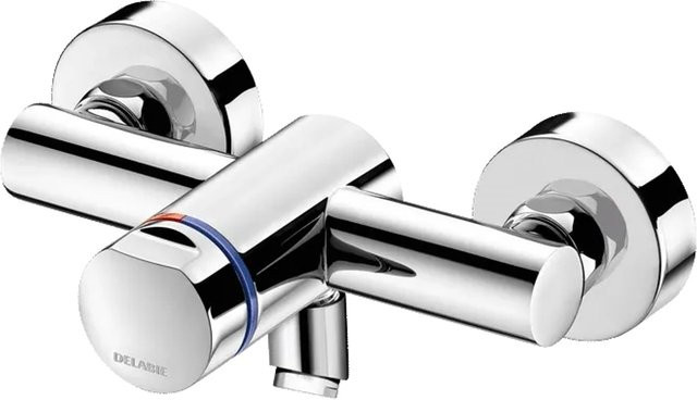 Delabie TEMPOMIX 3 Einhand-Selbstschlussmischer für Waschbecken in Chrom - Bild 1