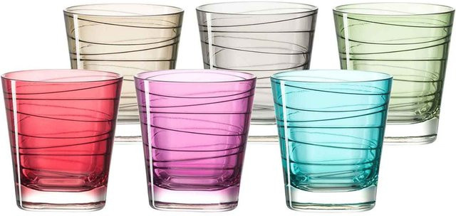 Leonardo Trinkgläser Vario Wassergläser Multicolor 6er Set 250 ml - Bild 1