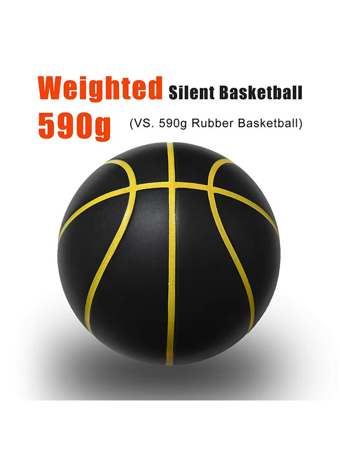 Hambo Silent Basketball, Schaumstoff, Orange, Schwarz - Bild 7