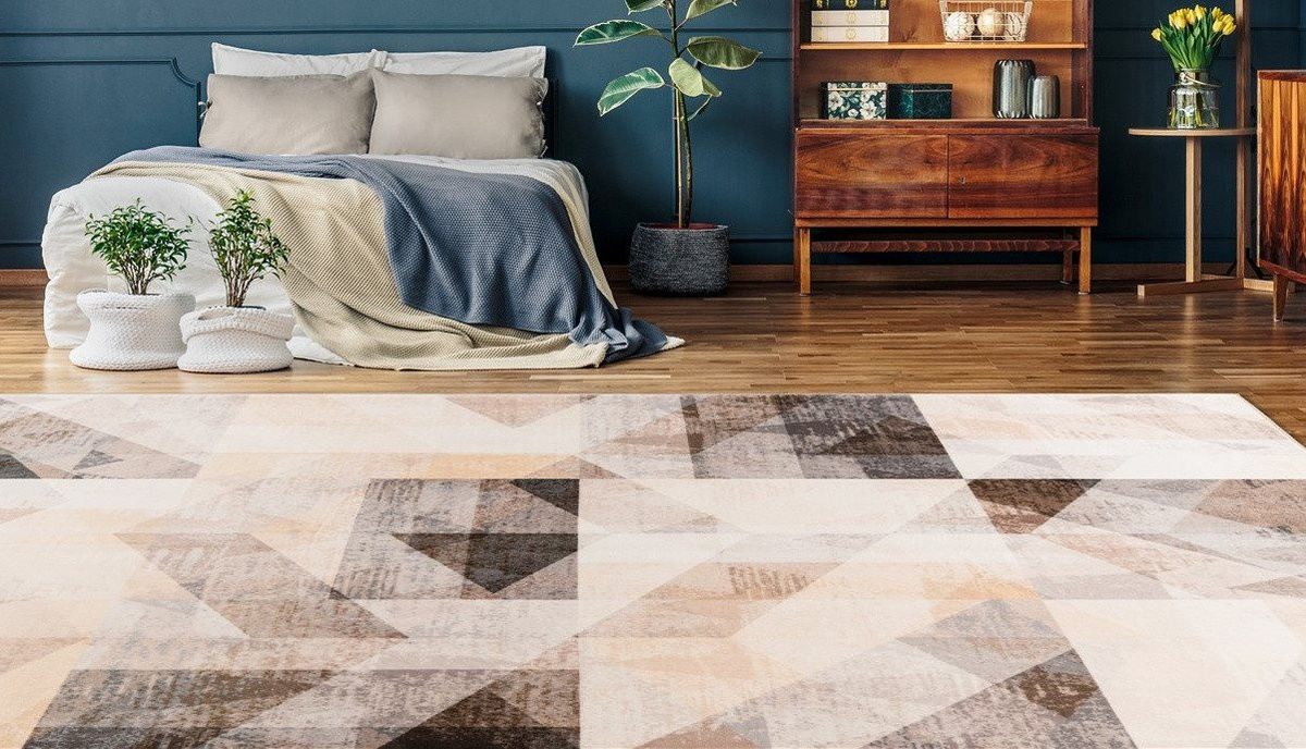 Arte Espina Teppich Saphira 900 Grau Beige B/L: 80 x 150 cm - Bild 1