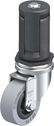 Blickle Lenkrolle LRA-VPA 50G-ER05 in Schwarz-Grau mit 50 mm Rad-Durchmesser und 40 kg Tragfähigkeit - Bild 1