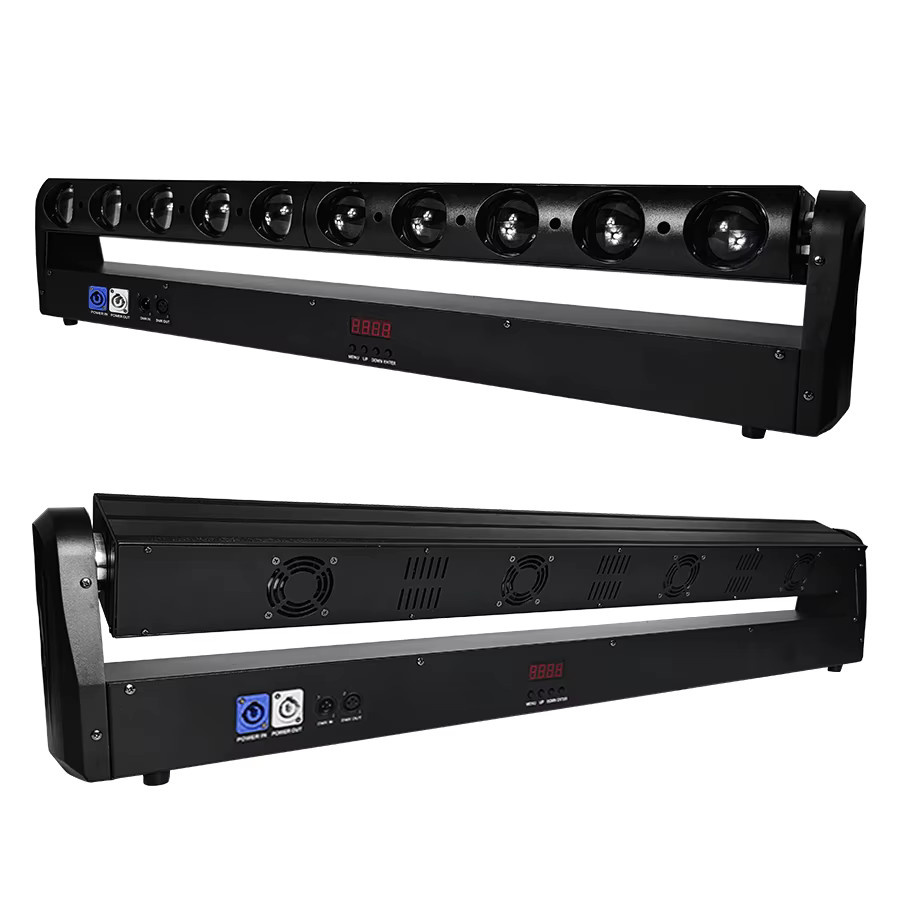 DJ AiK RGBW LED-Strip Beam Moving Head Schwarz für professionelle DJ-Einsätze in Nachtclubs und Bars - Bild 3