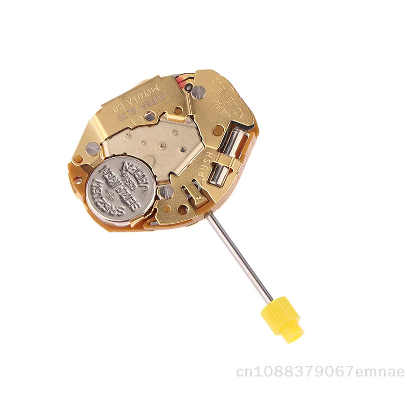 ZYAS Uhrwerk-Zubehör, Miyota GL30, 3-Zeiger-Uhrwerk, Messing, Gold - Bild 2