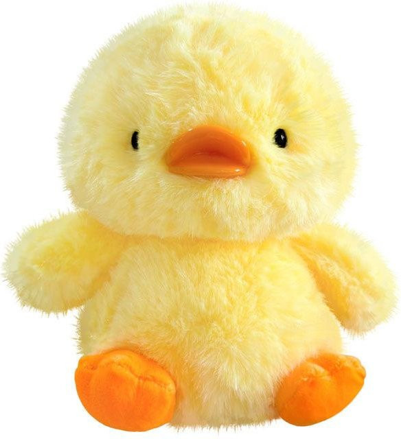Rosa Schweinchenpuppe, kleine gelbe Ente, Plüschtier, 16cm - Bild 1