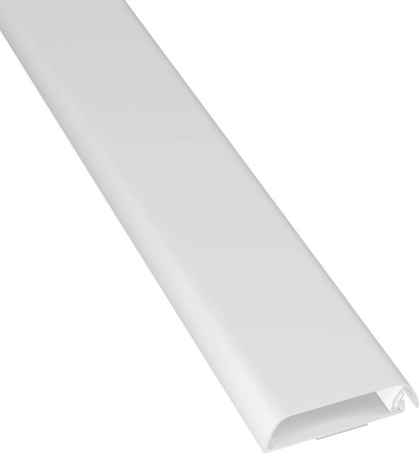 D-Line Kabelkanal Weiß aus Kunststoff mit Klebefläche B: 60 mm, H: 15 mm, Länge: 1 m - Bild 1