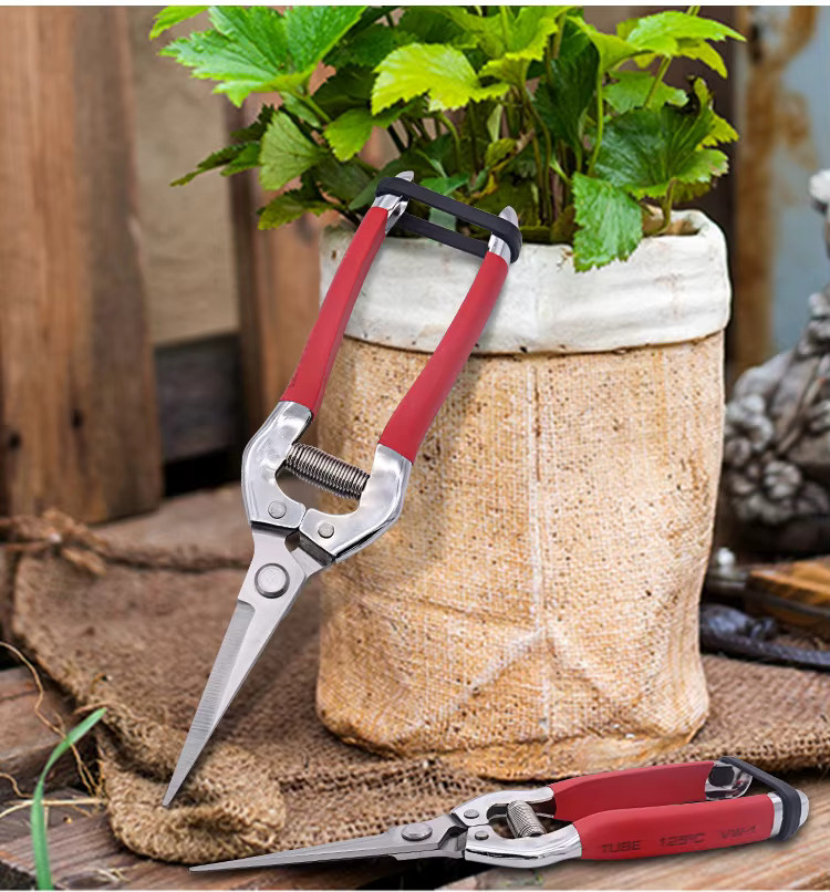 Dobeli Bonsai Gartenschere mit scharfer Edelstahlklinge in Rot, 20,32 cm - Bild 2