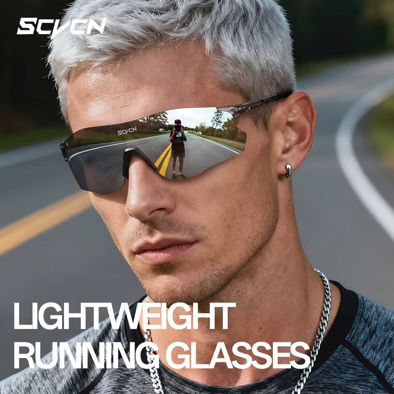 SCVCN Sportsonnenbrille, Photochrome, Unisex, Kunststoff - Bild 3