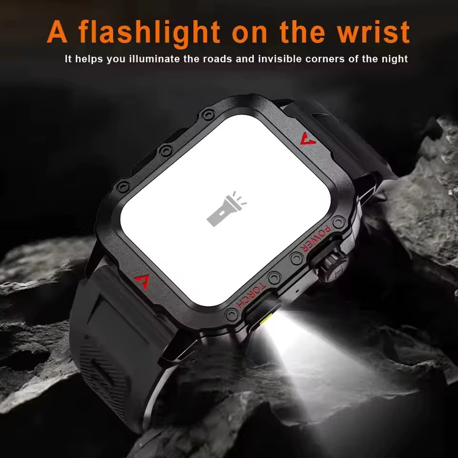 Ola Esporte Smartwatch, GPS, Herzfrequenz, Schwarz, Herren - Bild 3
