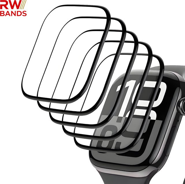 RWBANDS Schutzfolie für Apple Watch, Schwarz, Unisex - Bild 1