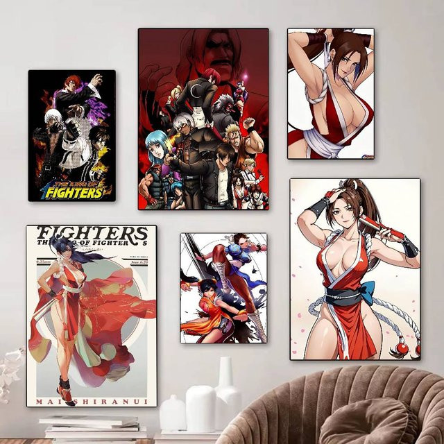 Vintage Poster The King Of Fighters Klassische Kunstwerke auf Papier in White und Multicolour - Bild 1