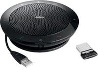 Jabra Speak 510+ UC Bluetooth Konferenzlautsprecher mit USB-C Adapter in Schwarz - Bild 2