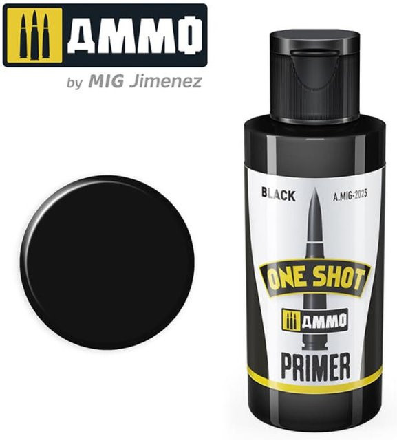 AMMO by MIG Jimenez One Shot Primer Black, Schwarz - Bild 1