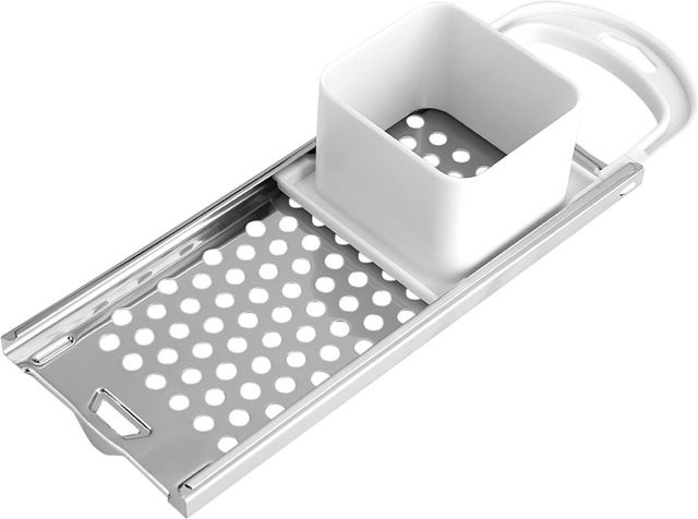 Küchen-Spätzle-Nudel-Knödel-Maker aus Edelstahl und Kunststoff in Weiß und Silber von mfySpace - Bild 1
