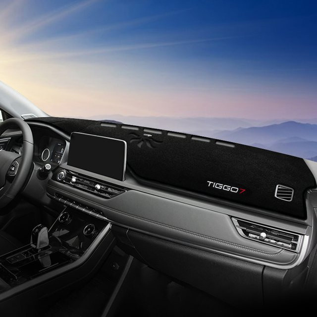 Armaturenbrett Abdeckung Dash Matte als Sonnenschutz für Chery Tiggo 7 Pro (2020-2023), Farbe: Schwarz - Bild 1