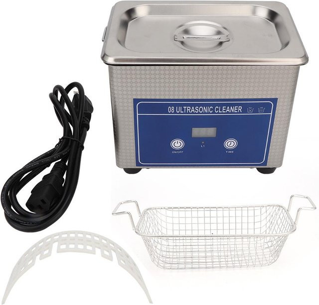 KONNWEI PS-08 Ultraschallreinigungsgerät für Uhren, Schmuck, Brillen und Gebiss, Farbe: Grau/Silber, Volumen: 800 ml - Bild 1