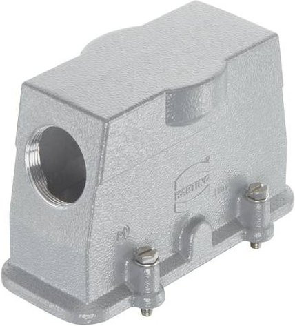 Harting Tüllengehäuse 19390240527 in Silber und Grau aus Aluminium - Bild 1