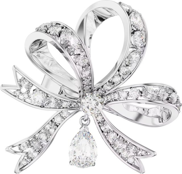 Swarovski Ring Hyperbola, Silber, Kristall, Damen, Ringgröße 60 - Bild 1