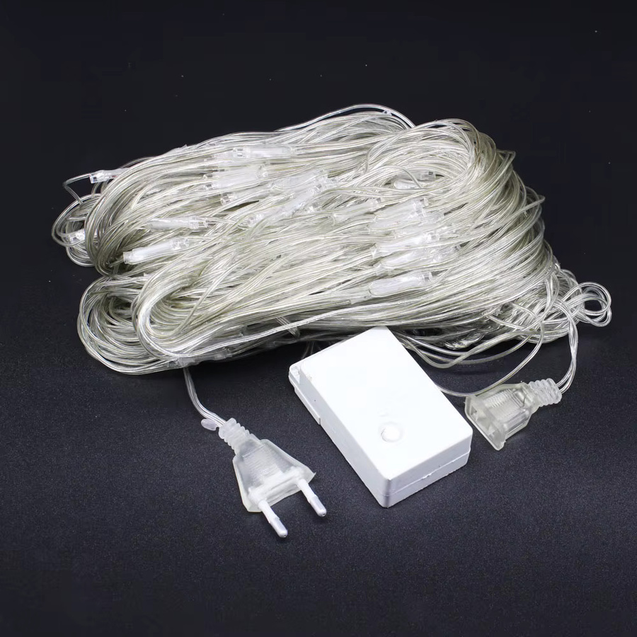 LED Netzlichtkette Warmweiß für Weihnachten, Party und Hochzeit, 220V EU Stecker - Bild 3