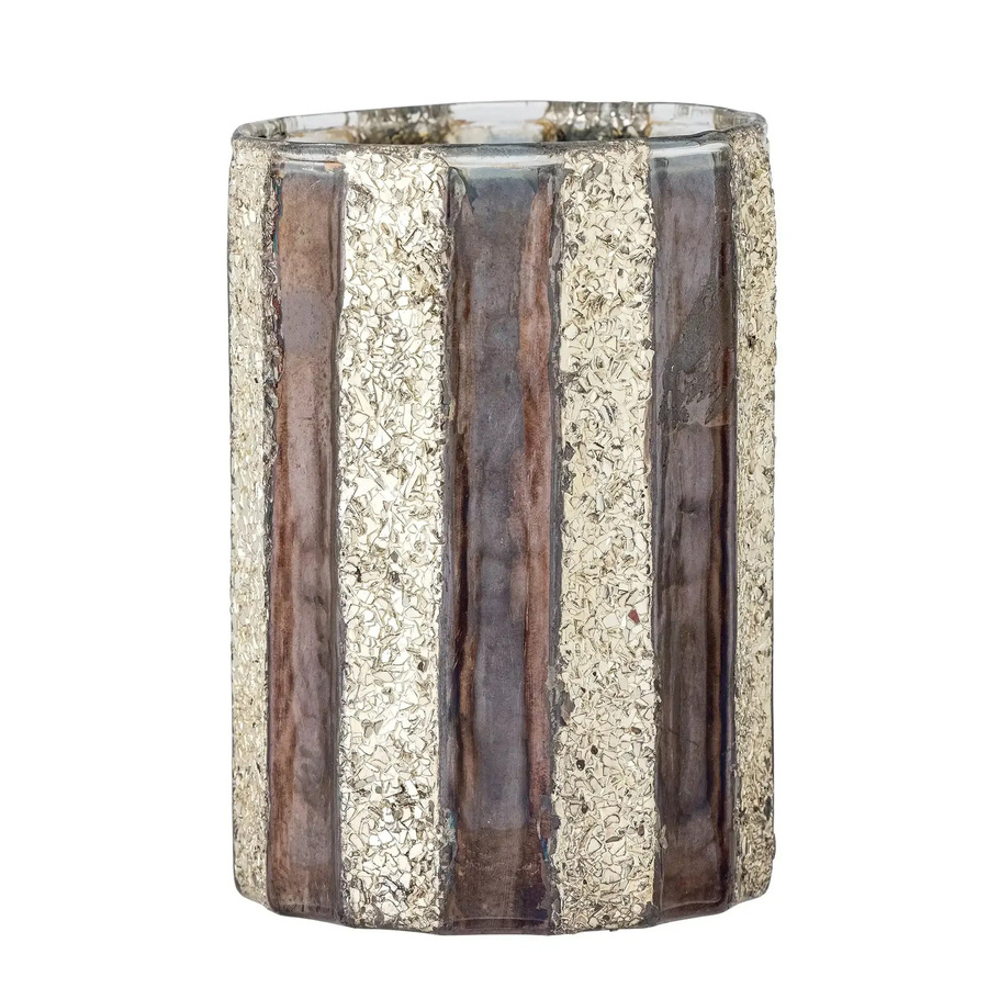 Bloomingville Teelichthalter Cicilia aus Glas in Gold - Bild 1