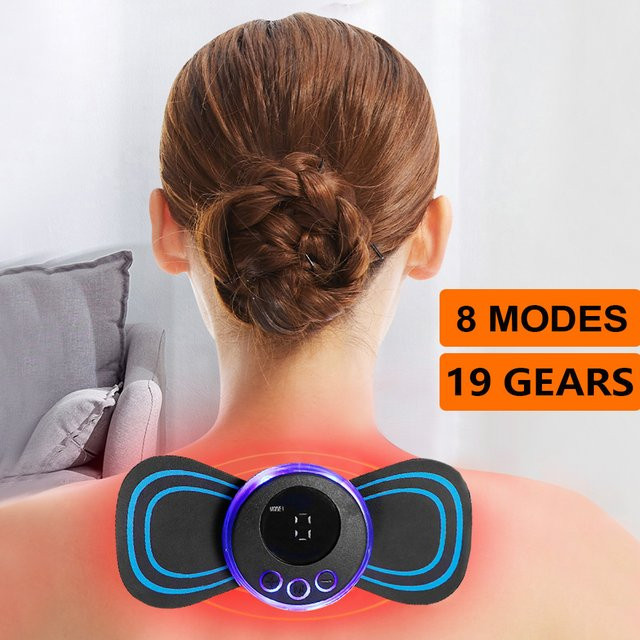 SANPKON EMS Mini-Nackenmassagegerät, Schwarz, Unisex - Bild 1