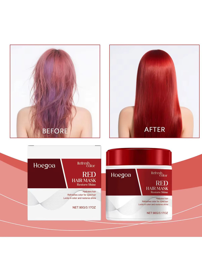 HOEGOA Color Boosting Conditioner Color Depositing Haarmaske, Coloriertes Haar - Bild 6