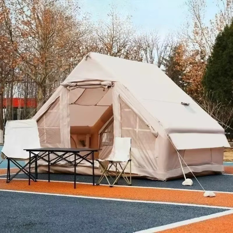 FULANG Campingzelt aus Oxford-Stoff, tragbares aufblasbares Zelt mit Schnellaufbau, wasserfest und sonnenschutzend für Outdoor-Aktivitäten - Bild 2