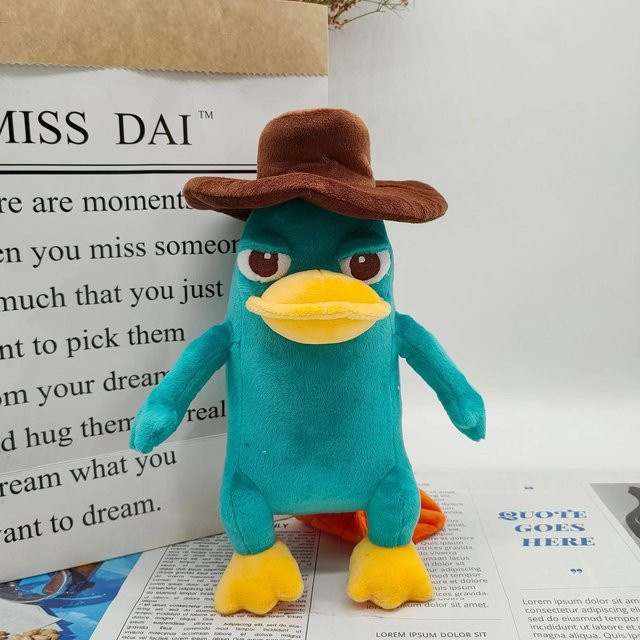 Yiran Health & Beauty Disney Cartoon Perry Das Schnabeltier, Plüschtiere, ab 1 Jahr - Bild 1
