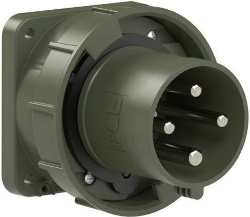 PC Electric Power Twist 634-6.u CEE Anbaustecker 63A 4polig grün IP67 - Bild 1