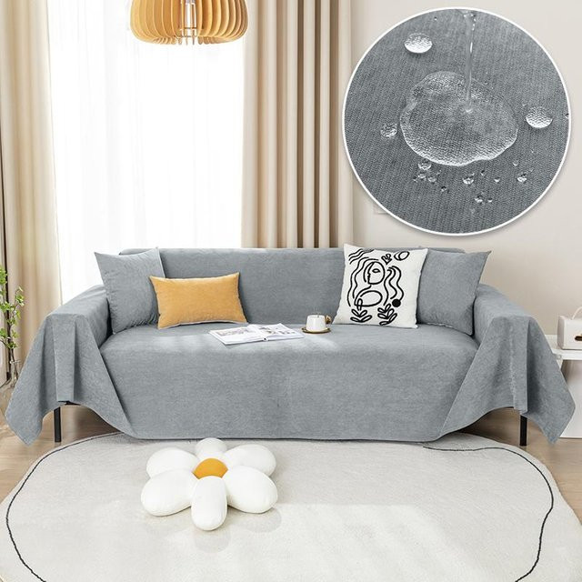 Wasserabweisender und kratzfester Sofa-Bezug von Yiran Furniture aus Polyester, B/B: 90 x 180 cm - Bild 1