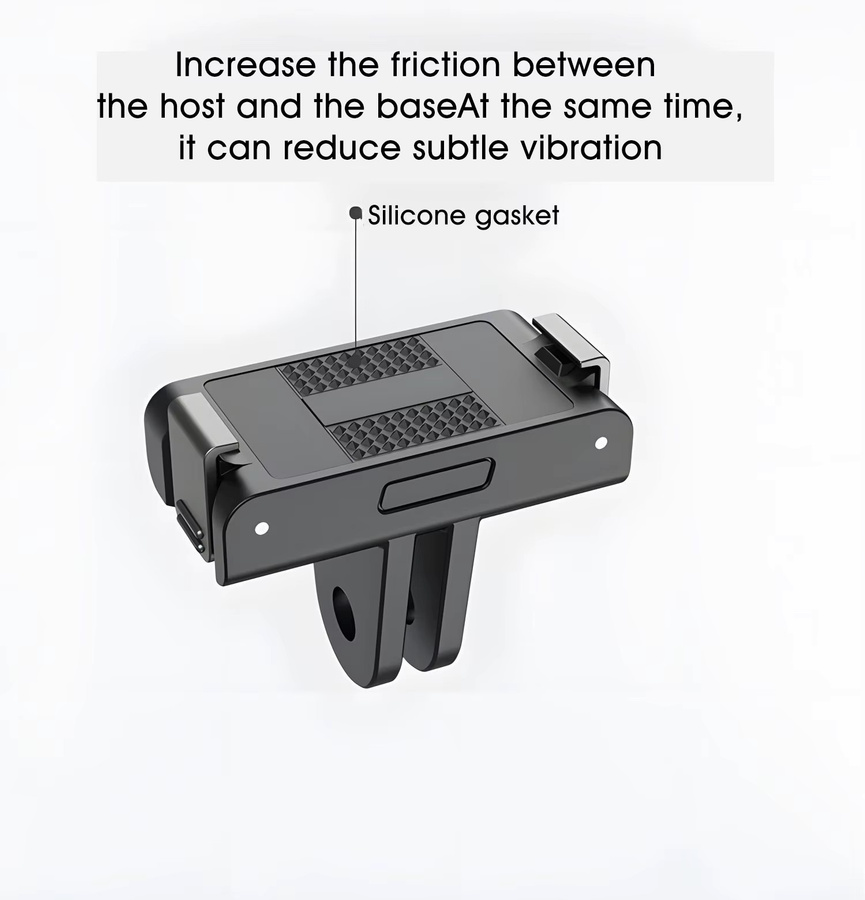 DJI Magnetischer Schnellverschluss-Adapterhalterung für Osmo Action 5 Pro, 4 und 3 in Schwarz - Bild 4