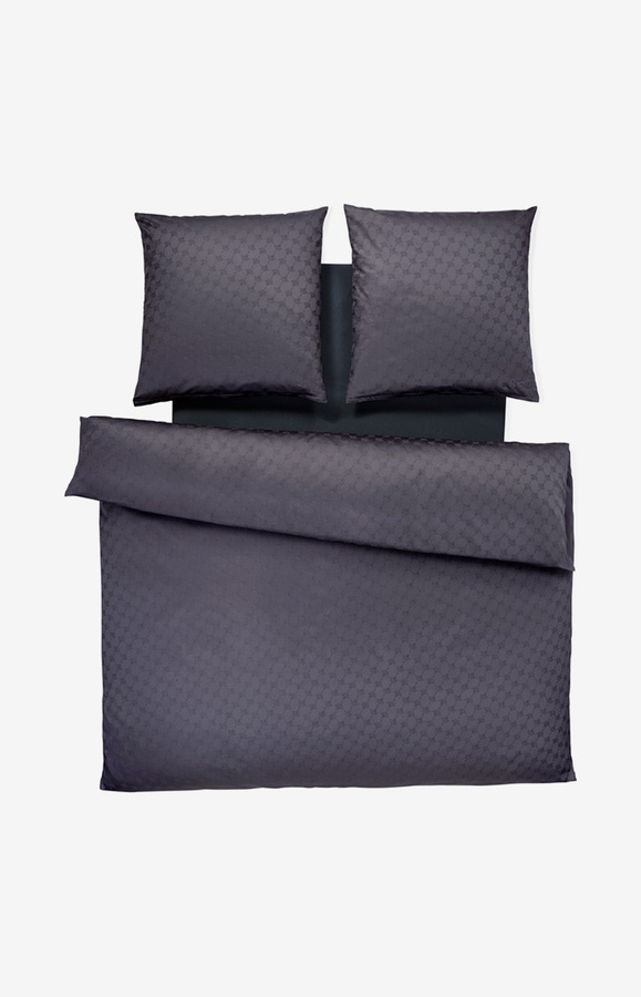 Joop Bettwäsche Cornflower aus Mako-Satin in Anthrazit mit floralem Design - Bild 2