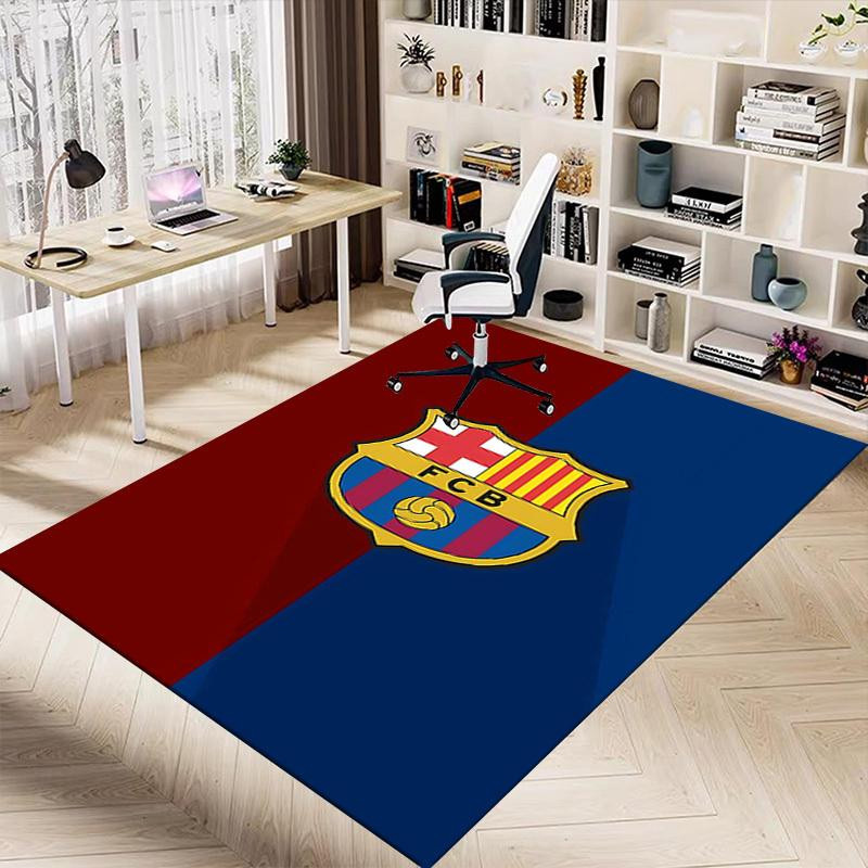 FC Barcelona Rutschfester Teppich von Yun Home, Modernes Design, Multicolour, B/T: 90 x 60 cm - Bild 5