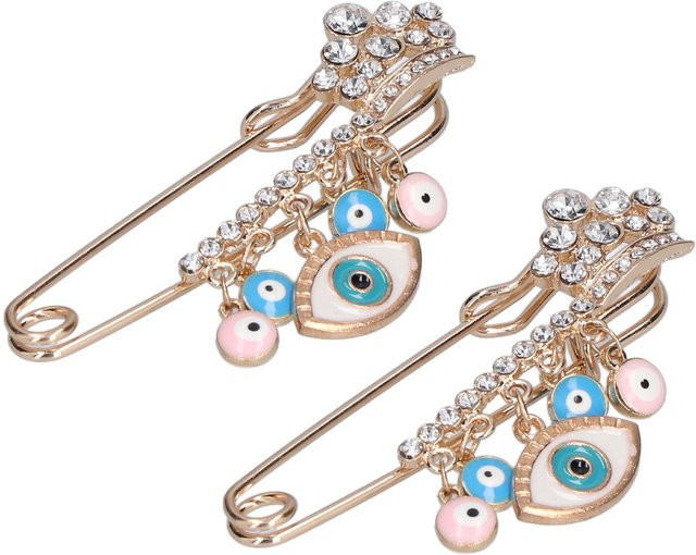 GoolRC Brosche Pins, Strass, Blau, Unisex - Bild 1
