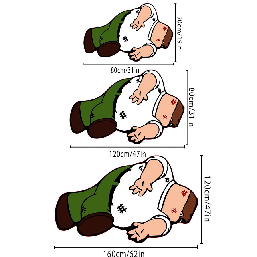 VIKAMA Weiche Teppichmatte mit Cartoon-Motiv für Kinder, Mehrfarbig, ideal für Schlafzimmer und Wohnzimmer - Bild 3