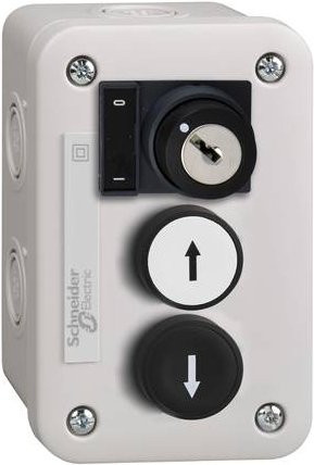 Schneider Electric XALE3441 Steuergehäuse Switch in Schwarz, Grau oder Weiß - Bild 1