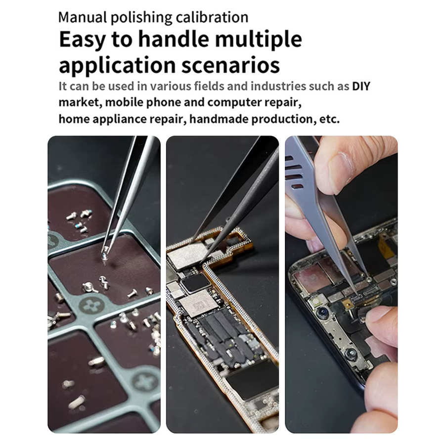 Tribe Tool W-01 Pinzette für Mobiltelefon-Reparaturen und PCB-Chips, korrosionsbeständig und hochhart - Bild 4