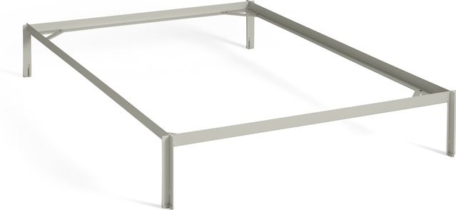 HAY Connect Bed in Grau aus pulverbeschichtetem Metall im Industrial Design - Bild 1