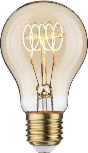Paulmann LED Filament Leuchtmittel E27 4.5W Bernstein Transparent Dimmbar Durchmesser: 60 mm, Höhe: 105 mm - Bild 1